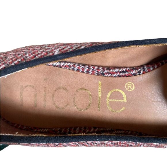 Nicole Bauble Flats Red Size 7 - Picture 7 of 8